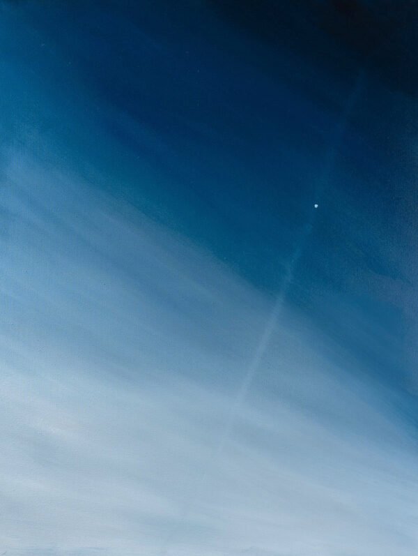 Dim blue dot，60x80cm