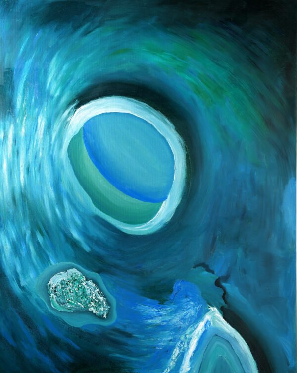 Through Wormhole，80x100cm